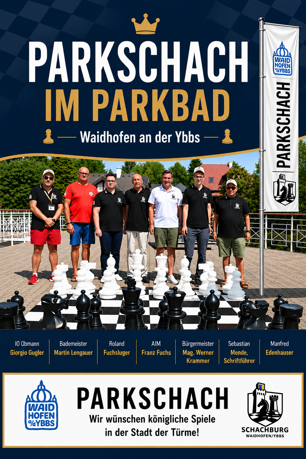 Neues Angebot: Parkschach im Parkbad